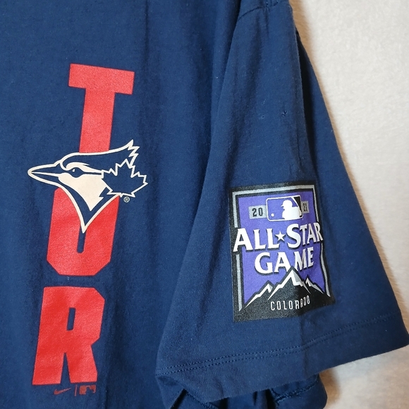 Nike Men's Toronto  Blue Jays Vladimir Guerrero Jr. Navy 2021 MLB All-Sta… - Picture 3 of 8